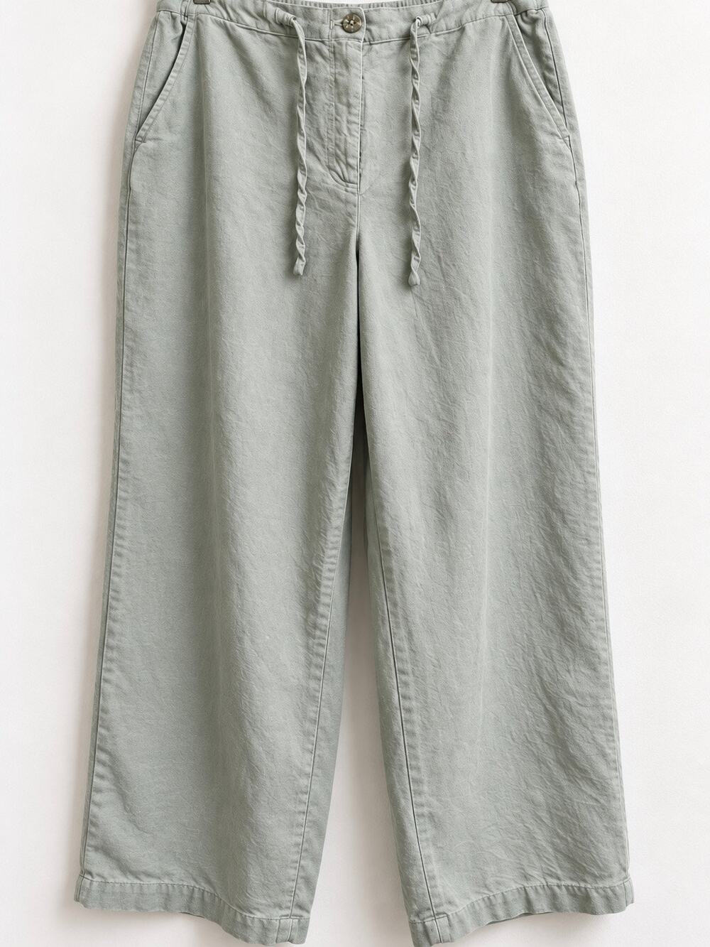 J.Jill Women’s Relaxed Linen Blend Pants In A Beautiful Soft Sage Green Size 24